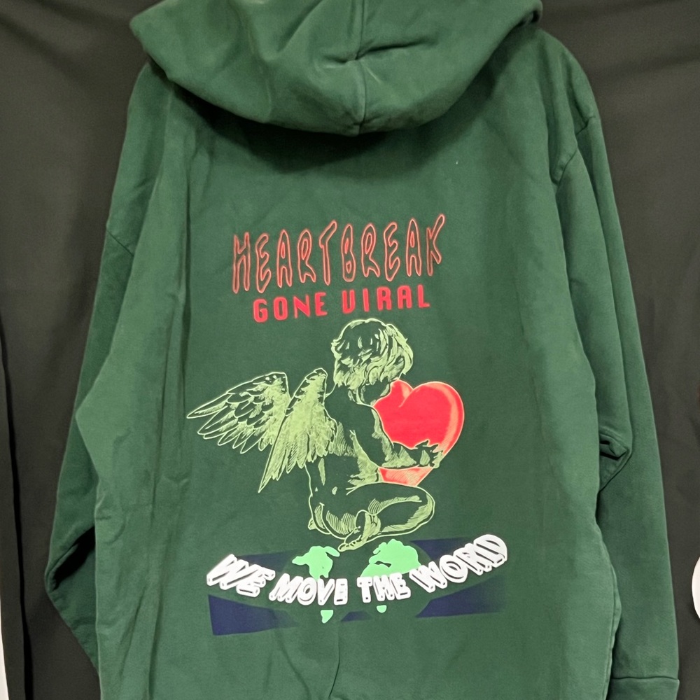BOYS LIE- Heartbreak gone viral green hoodie